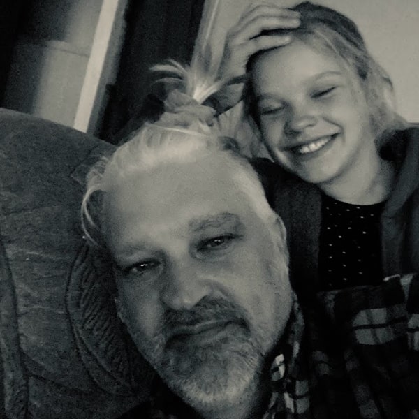 Adam and his daughter Florence