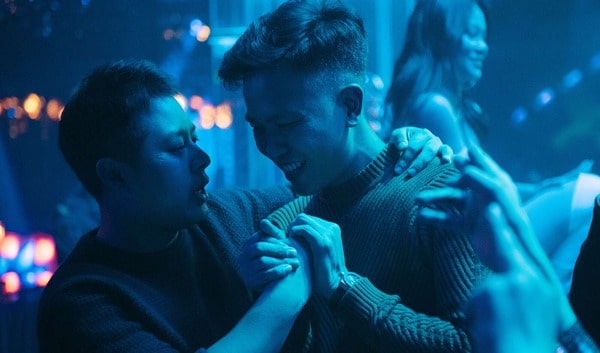 Teenagers dancing at a birthday disco