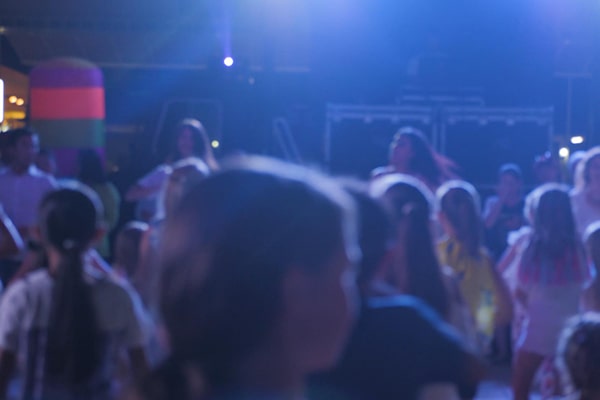 School disco in full swing